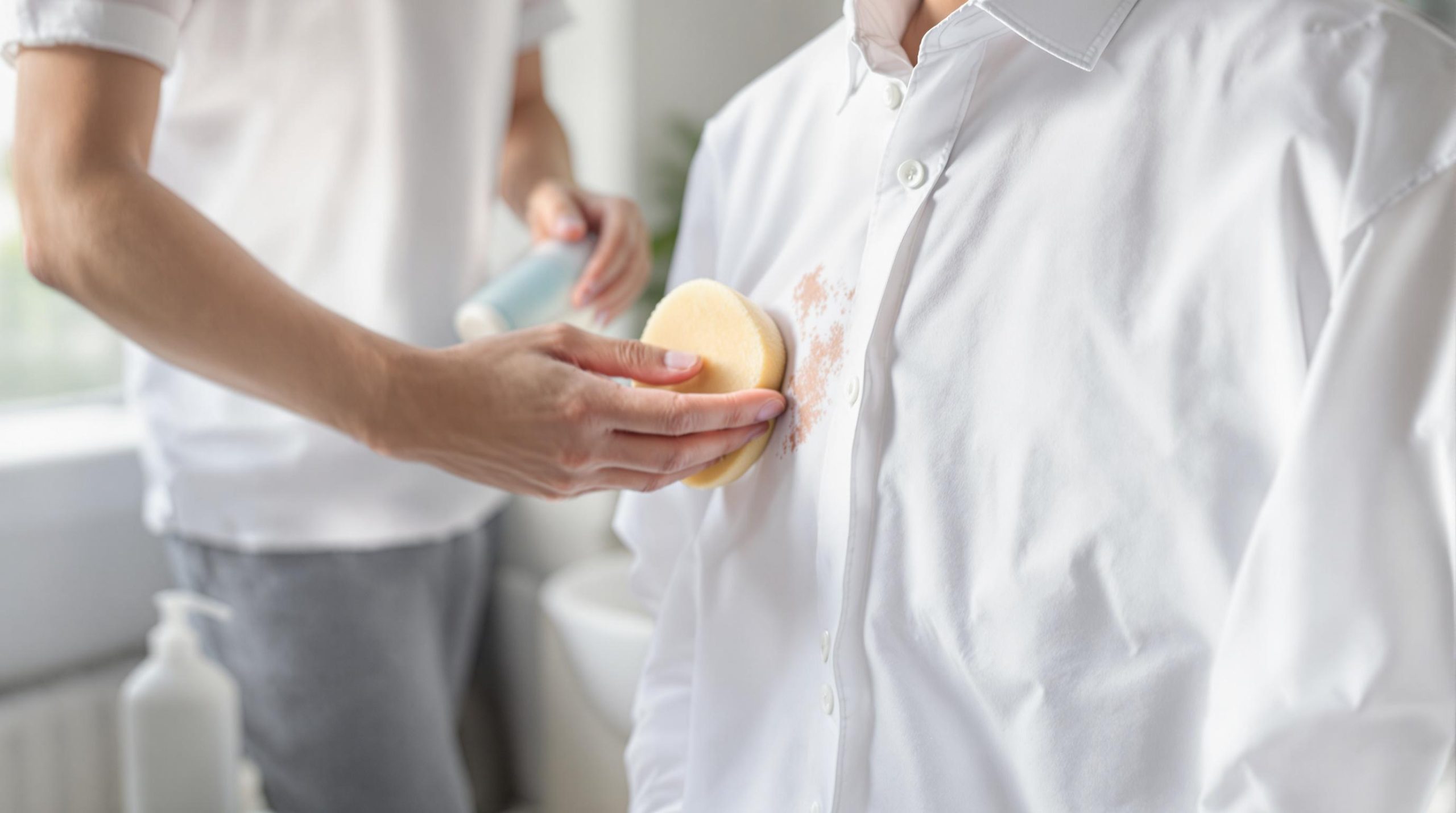 Comment enlever une tache sur une chemise blanche ? - beautefusion