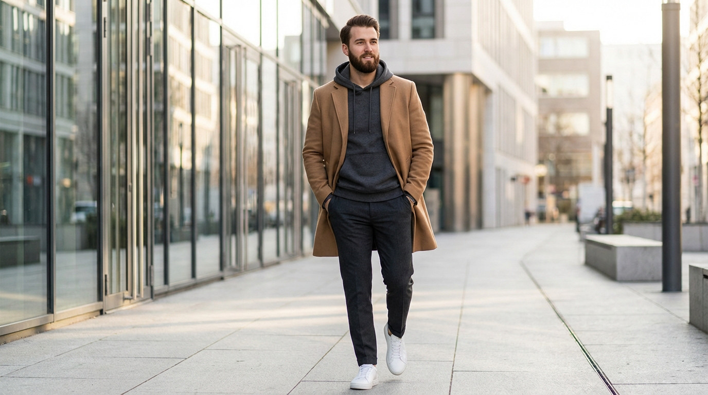 Hoodie tenue ville homme - Le guide du style chic 2025 - beautefusion